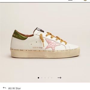 ⭐️Women’s Authentic GOLDEN GOOSE Hi Star sneakers size 9 (EU 39)⭐️